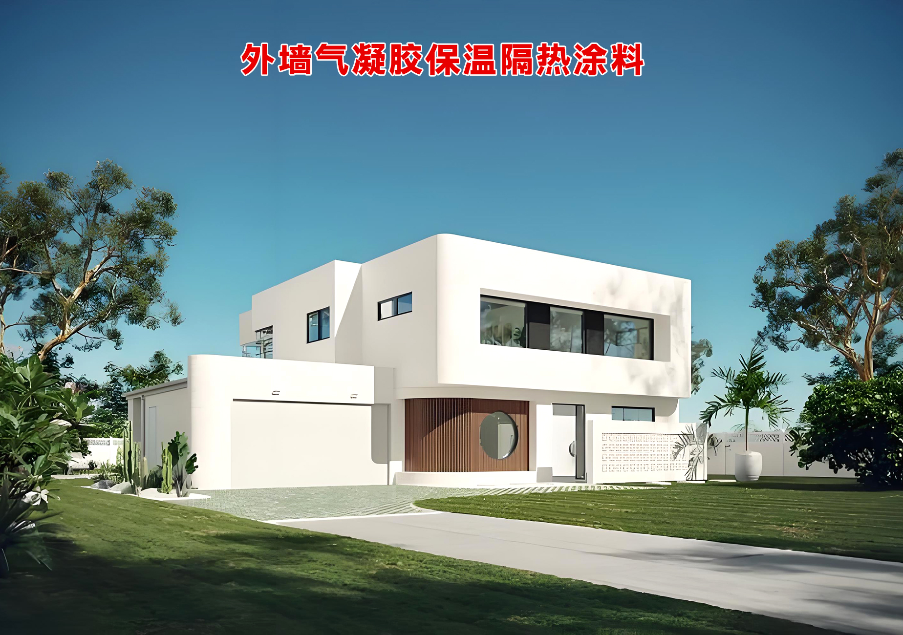 楼房外墙气凝胶涂料降低空调能耗